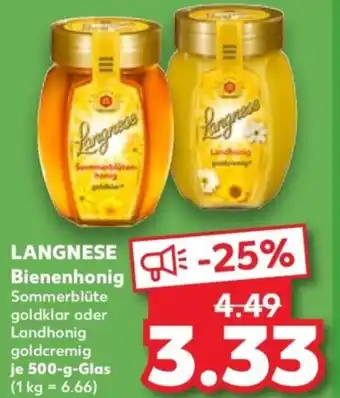 Kaufland Langnese bienenhonig Angebot