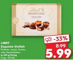 Kaufland Lindt exquisite vielfalt Angebot