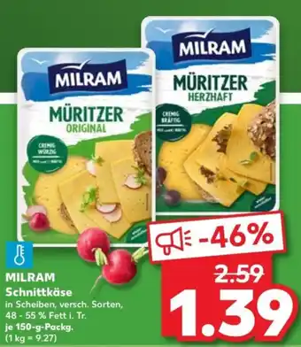 Kaufland Milram schnittkäse Angebot