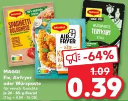 Kaufland Maggi fix, airfryer oder würzpaste Angebot