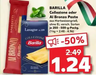 Kaufland BARILLA Collezione oder Al Bronzo Pasta Angebot