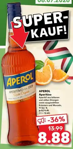 Kaufland APEROL Aperitivo Angebot
