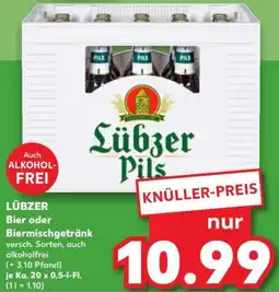 Kaufland Lübzer bier oder biermischgetränk Angebot