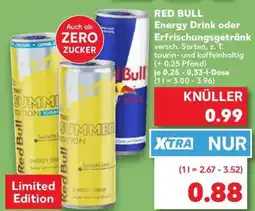 Kaufland RED BULL Energy Drink oder Erfrischungsgetränk Angebot