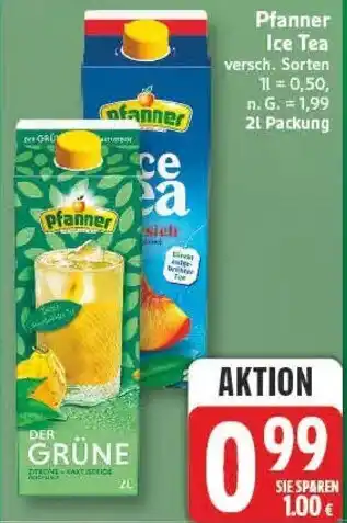 Marktkauf Pfanner Ice Tea Angebot