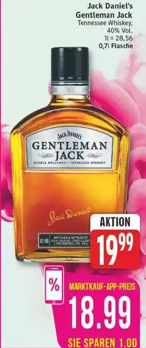 Marktkauf Jack Daniel's Gentleman Jack Angebot