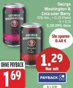 Marktkauf George Washington & Cola oder Berry Angebot