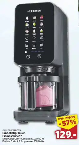 Famila Nord West GOURMETmaxx SmoothUp Touch Eismaschine Angebot