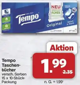 Famila Nord West Tempo Taschentücher Angebot