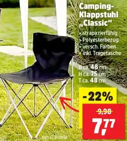 Thomas Philipps Camping Klappstuhl Classic Angebot