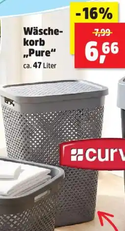 Thomas Philipps Curver Wäschekorb ,,Pure" Angebot