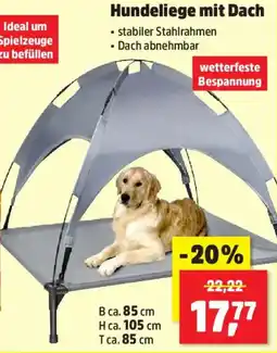 Thomas Philipps Hundeliege mit Dach Angebot