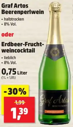 Thomas Philipps Graf Artos Beerenperlwein oder Erdbeer-Fruchtweincocktail Angebot