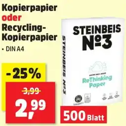 Thomas Philipps Kopierpapier oder Recycling Kopierpapier Angebot