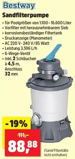 Thomas Philipps Bestway Sandfilterpumpe Angebot