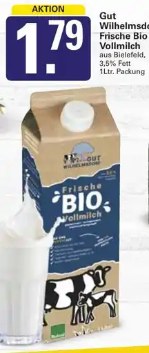 WEZ Gut Wilhelmsdorf Frische Bio Vollmilch Angebot
