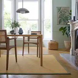 Netto Marken-Discount Outdoor-Teppich Bordüre Natur-Grün 160 x 230 cm - KEER Kadima Design Angebot