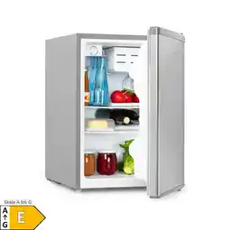Netto Marken-Discount Cool Kid Mini-Kühlschrank mit 4-L-Gefrierfach 66 Liter 41dB Silbergrau Angebot