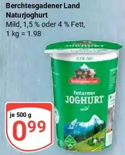 Globus Berchtesgadener Land Naturjoghurt Angebot