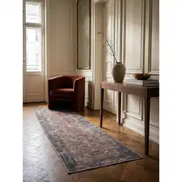 Netto Marken-Discount Läufer floral Rot 60 x 230 cm - HURST Kadima Design Angebot