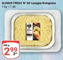 Globus GLOBUS FRESH 'N' GO Lasagne Bolognese Angebot