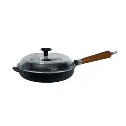 Netto Marken-Discount Maestro Bratpfanne hoch, Ø 25 cm, mit Glasdeckel und braunem Buchenholzgriff Angebot