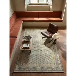 Netto Marken-Discount Jute-Teppich Bordüre Grün-Gelb 200 x 290 cm - CAM Kadima Design Angebot