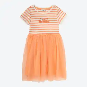 NKD Kinder-Mädchen-Kleid mit Glitzer-Meshrock Angebot