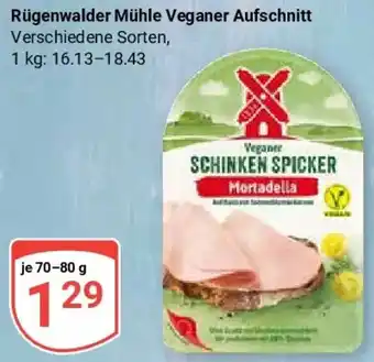 Globus Rügenwalder Mühle Veganer Aufschnitt Angebot