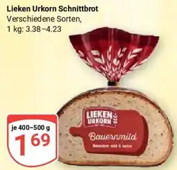 Globus Lieken Urkorn Schnittbrot Angebot