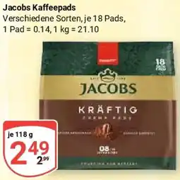 Globus Jacobs Kaffeepads Angebot
