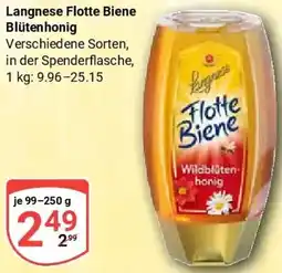 Globus Langnese Flotte Biene Blütenhonig Angebot