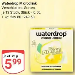 Globus Waterdrop Microdrink Angebot