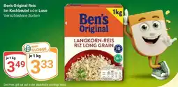Globus Ben's Original Reis Im Kochbeutel oder Lose Angebot