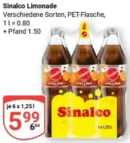 Globus Sinalco Limonade Angebot