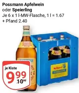 Globus Possmann Apfelwein oder Speierling Angebot