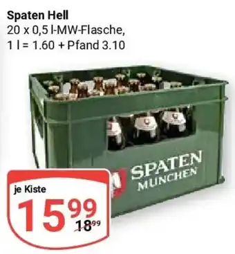 Globus Spaten Hell Angebot