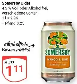 Globus Somersby Cider Angebot