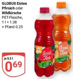 Globus GLOBUS Eistee Pfirsich oder Wildkirsche Angebot
