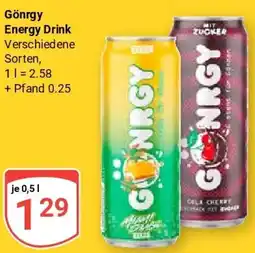 Globus Gönrgy Energy Drink Angebot