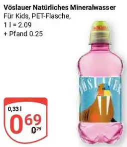 Globus Vöslauer Natürliches Mineralwasser Angebot