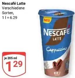 Globus Nescafé Latte Angebot