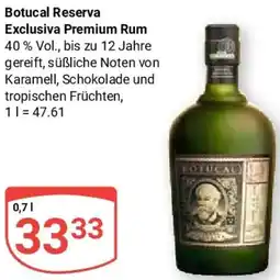 Globus Botucal Reserva Exclusiva Premium Rum Angebot