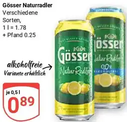 Globus Gösser Naturradler Angebot