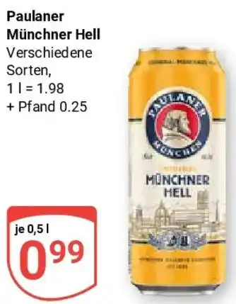 Globus Paulaner Münchner Hell Angebot