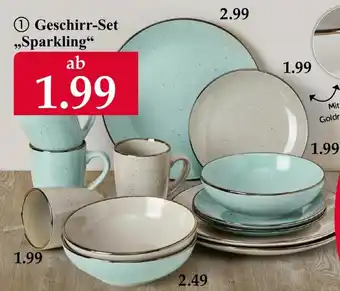 Woolworth Geschirr Set Sparkling Angebot