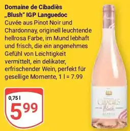 Globus Domaine de Cibadiès ,,Blush" IGP Languedoc Angebot
