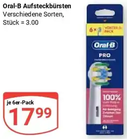 Globus Oral-B Aufsteckbürsten Angebot