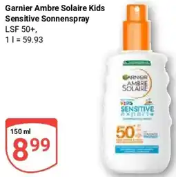 Globus Garnier Ambre Solaire Kids Sensitive Sonnenspray Angebot