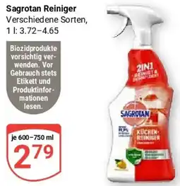 Globus Sagrotan Reiniger Angebot